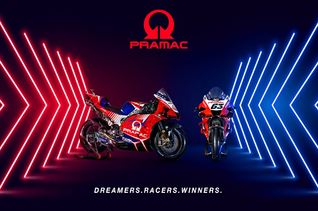 Pramac Ducati luncurkan livery baru untuk musim 2020 dengan spek motor yang sama dengan tim pabrikan Ducati. Foto: pramacracing