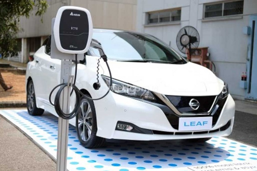 Nissan Leaf, model andalan Nissan di segmen mobil listrik. dok. medcom