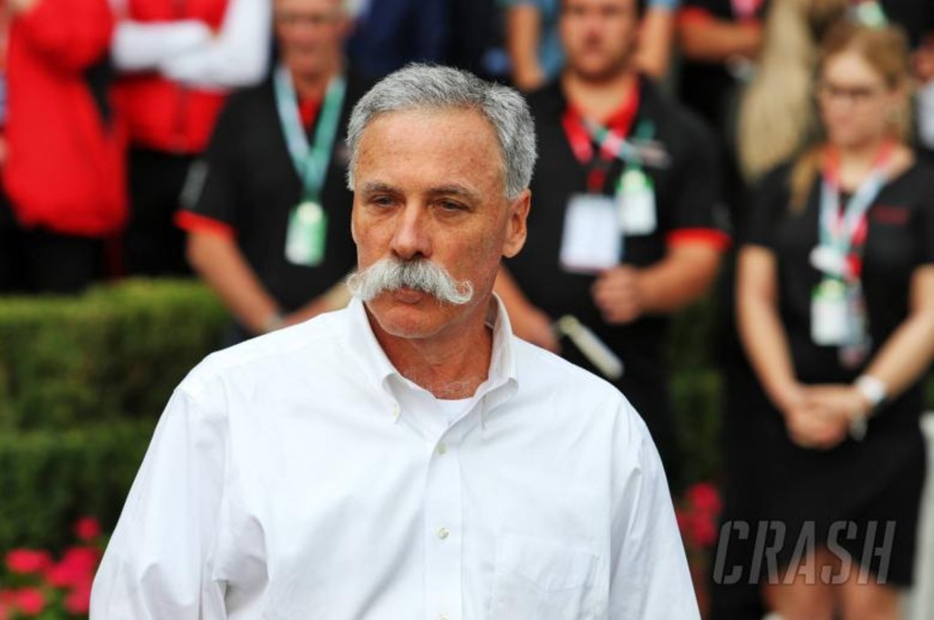 CEO F1, Chase Carey tak terima dengan sindiran Lewis Hamilton di sesi konferensi pers F1 Australia. foto: crash