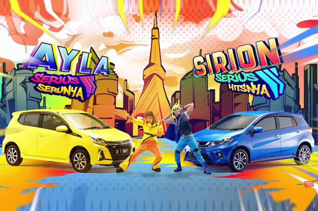 Daihatsu merilis dua model favorit konsumen milenial yakni New Ayla dan New Sirion, Kamis (19/3/2020) via live streaming. dok. medcom