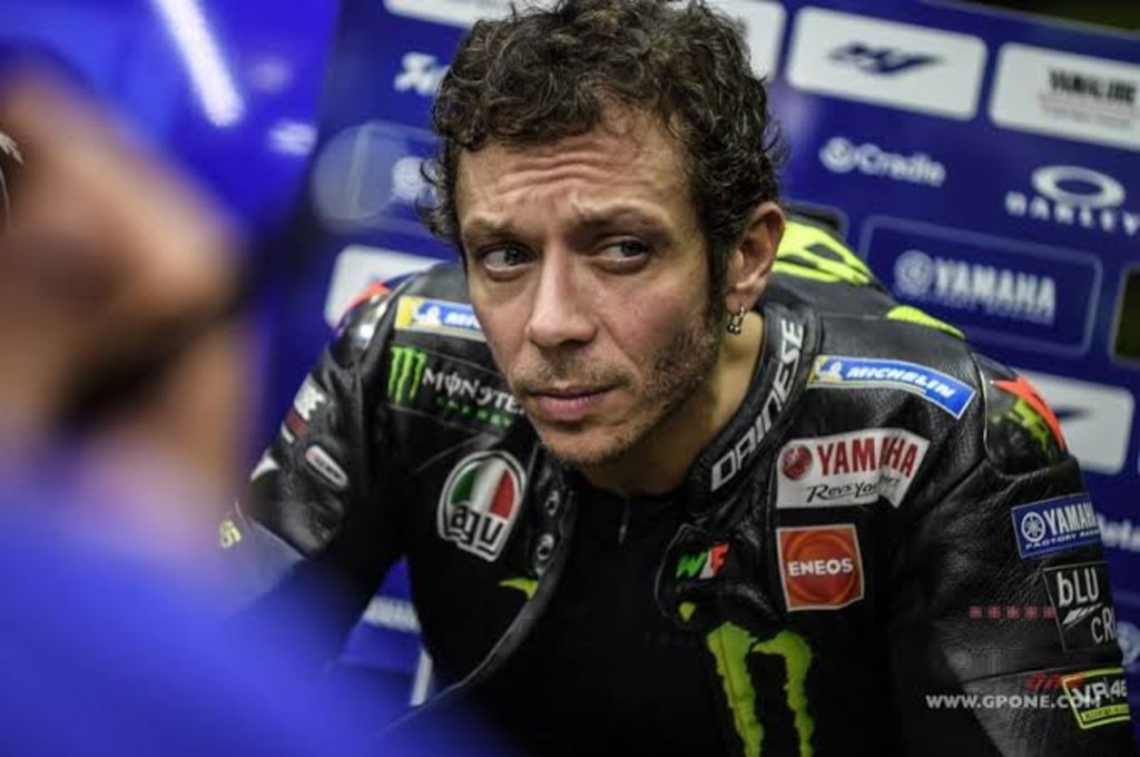 Jelang balapan MotoGP Virtual, Valentino Rossi tidak masuk daftar peserta. gpone