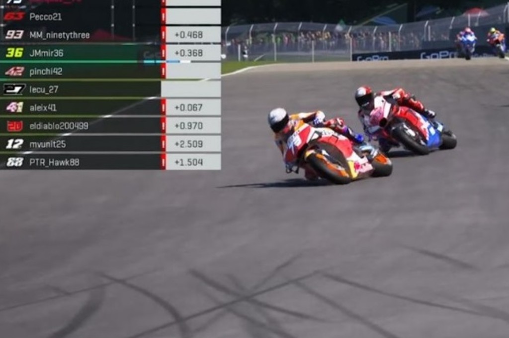 Balapan perdana MotoGP Virtual Sirkuit Mugello dimenangi Alex Marquez. dorna sports