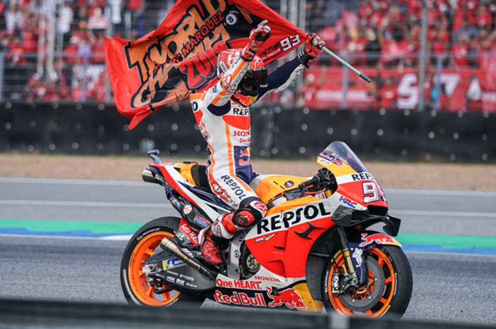 Kalah di balapan MotoGP Virtual, Marc Marquez ingin balas di balapan asli. hrc