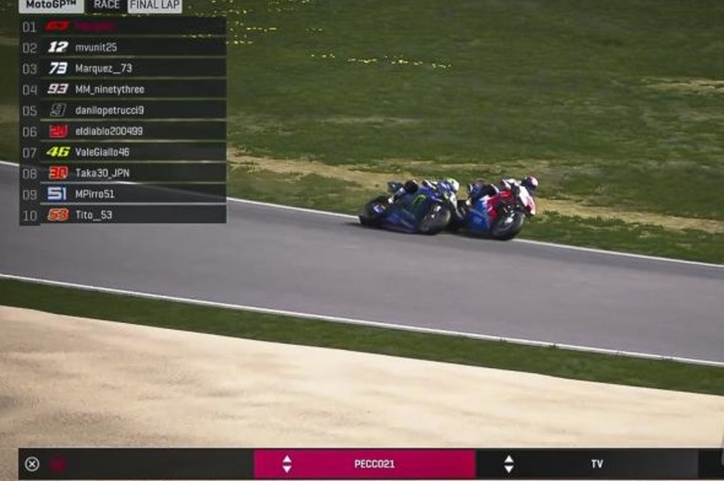 Bagnaia menangi MotoGP Virtual round 2. motogp