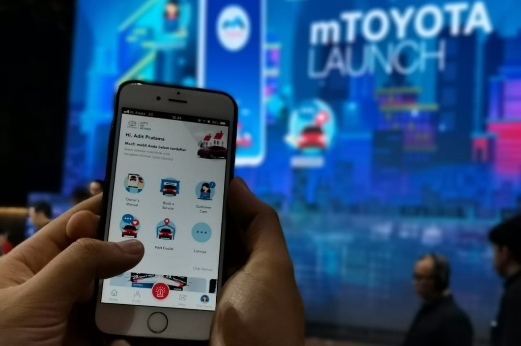 mToyota, layanan digital berbasis aplikasi mobile. dok medcom