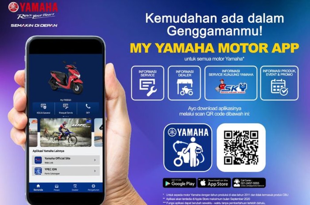 Yamaha Indonesia luncurkan aplikasi baru My Yamaha Motor. yamaha indonesia