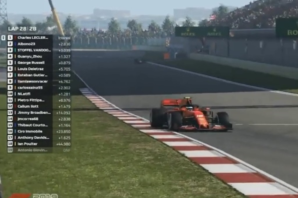F1 Virtual Round 3 kembali dimenangkan Charles Leclerc. f1