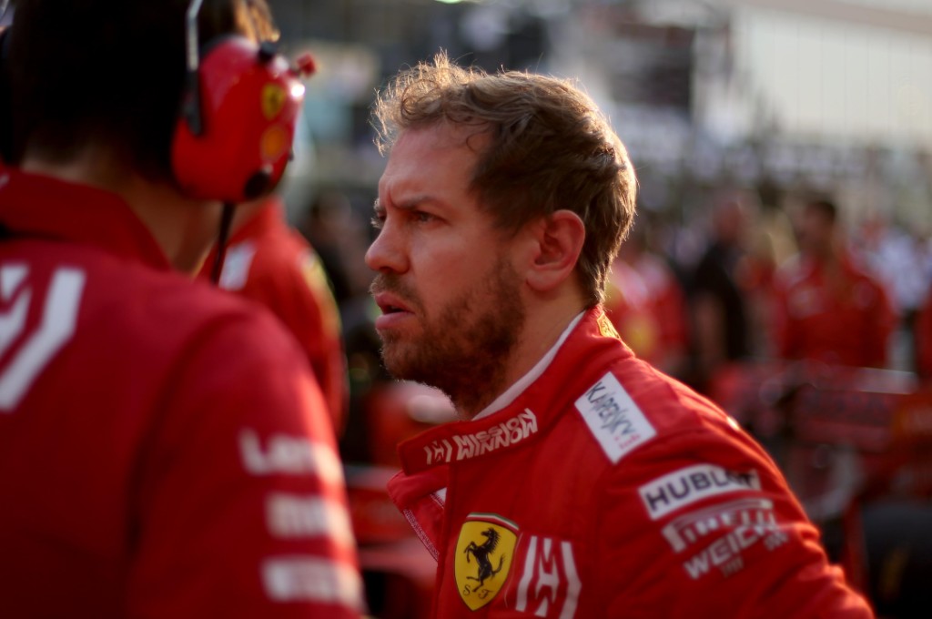 Sebastian Vettel siap temani Charles Leclerc di balapan F1 Virtual. ferrari