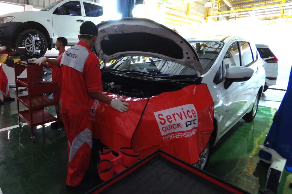 Mitsubishi perpanjang masa garansi kendaraan yang habis di periode PSBB. dok medcom