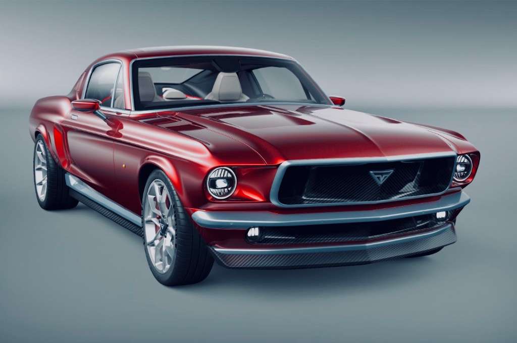 Perusahaan startup Rusia, Aviar membuat mobil listrik dengan basic Ford Mustang tahun 1967. aviarmotors