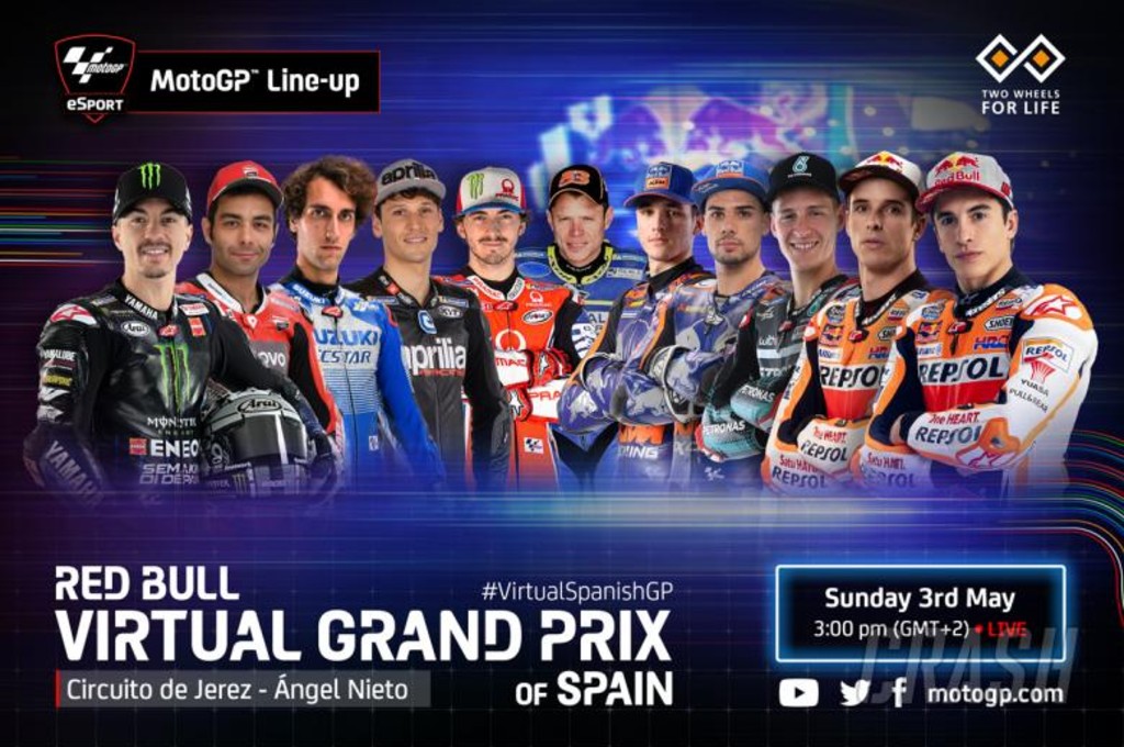 Rossi Absen, Ini Daftar Peserta MotoGP Virtual Round 3