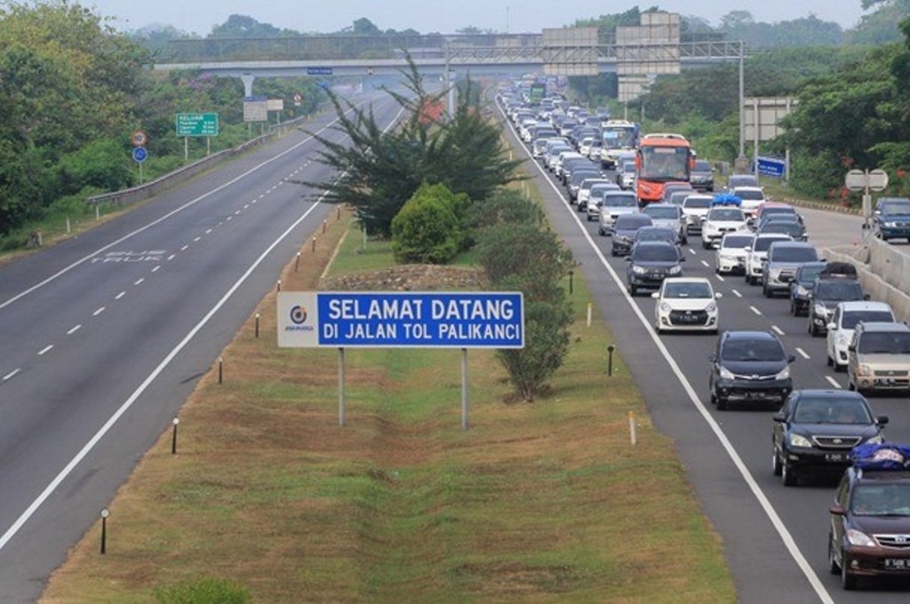 Tol Palimanan-Kanci, Cirebon, Jawa Barat, termasuk ruas tol yang dikelola Jasa Marga. ANTARA FOTO/Dedhez Anggara