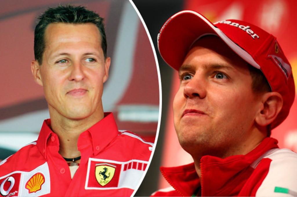 Michael Schumacher dan Sebastian Vettel, duo Jerman beda nasib di Ferrari. essentialysports