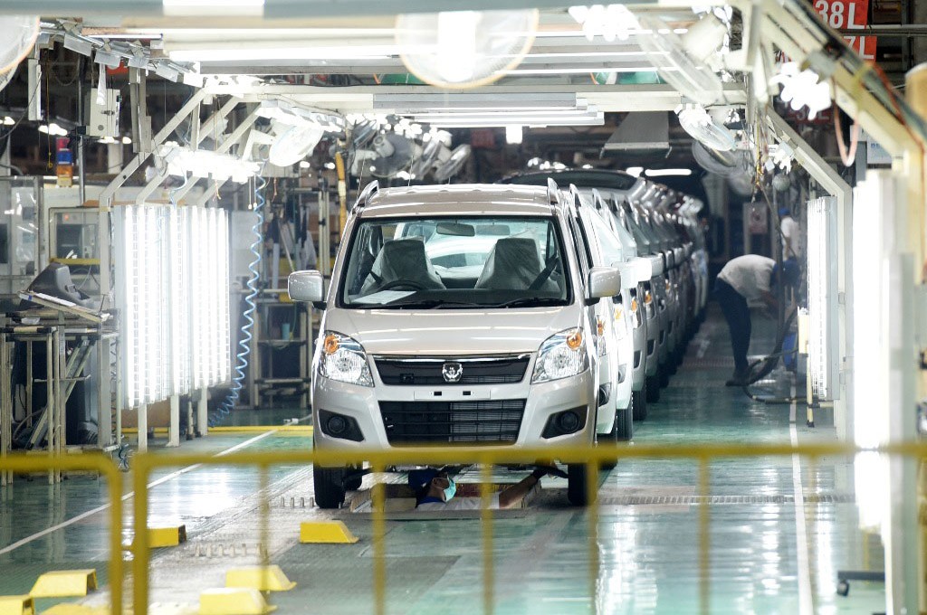 Suzuki secara bertahap memulai aktifitas di pabrik. dok medcom