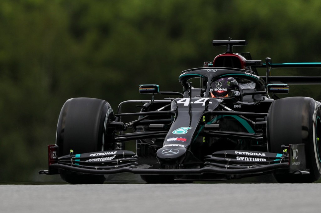 Lewis Hamilton tercepat di FP1 F1 Austria. twitter/mercedes