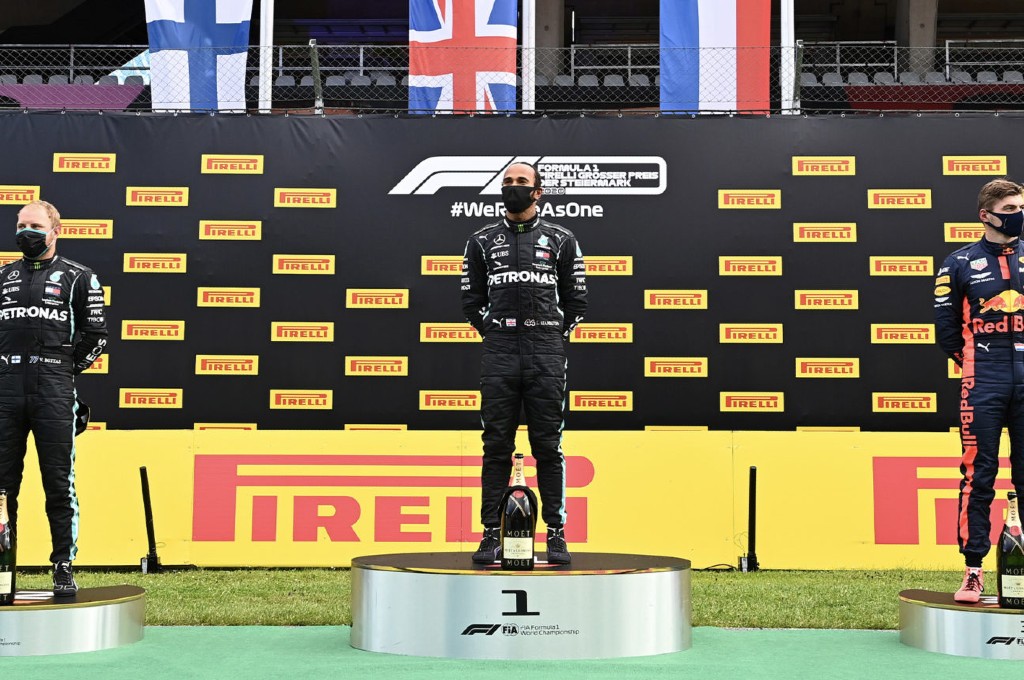 Podium F1 Grand Prix Styria 2020. motorsportmagazine