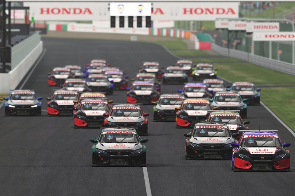 Honda Racing Simulator Championship (HRSC) round 1, peserta bersaing di sirkuit Suzuka, Jepang. hpm