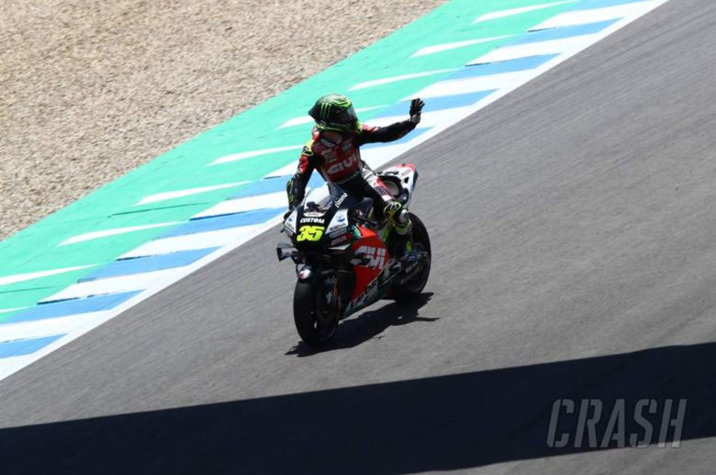 LCR Honda optimis Cal Crutchlow bisa tampil di MotoGP Andalusia pekan ini. cmg