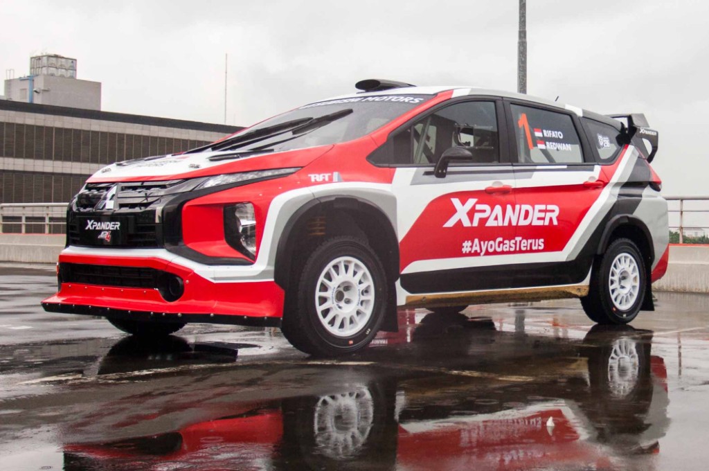 Xpander Rally Team lanjutkan uji coba Xpander AP4. xrt