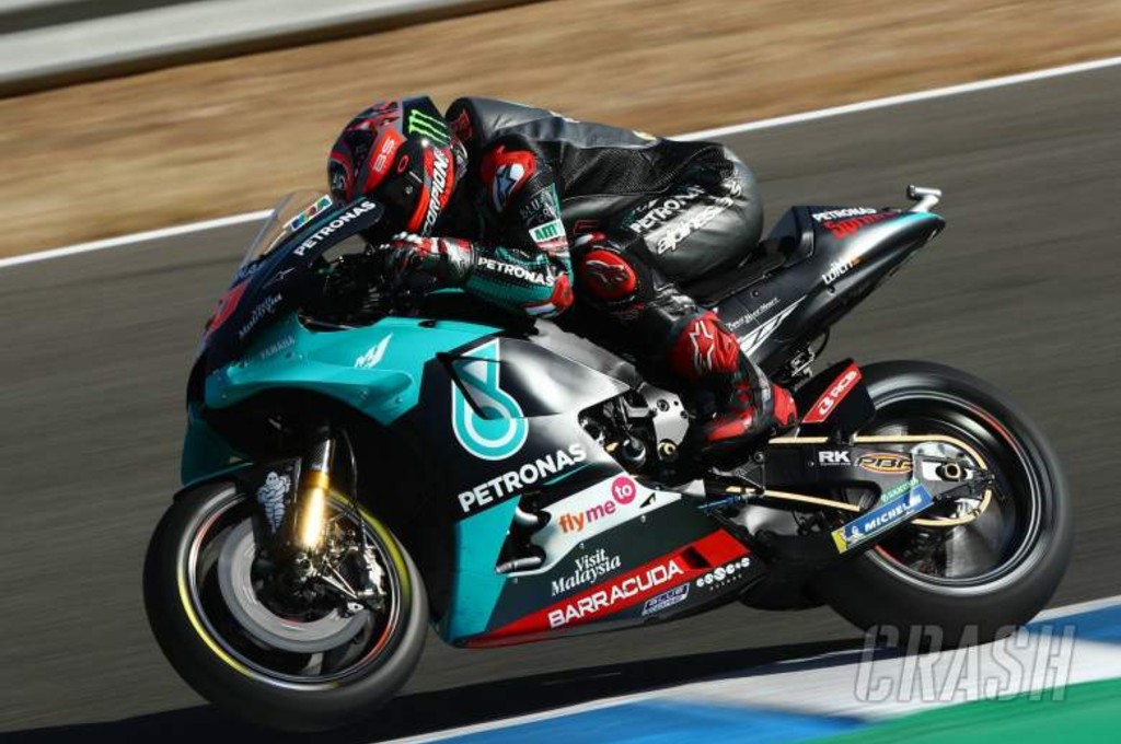 Fabio Quartararo sabet pole position di MotoGP Andalusia. cmg