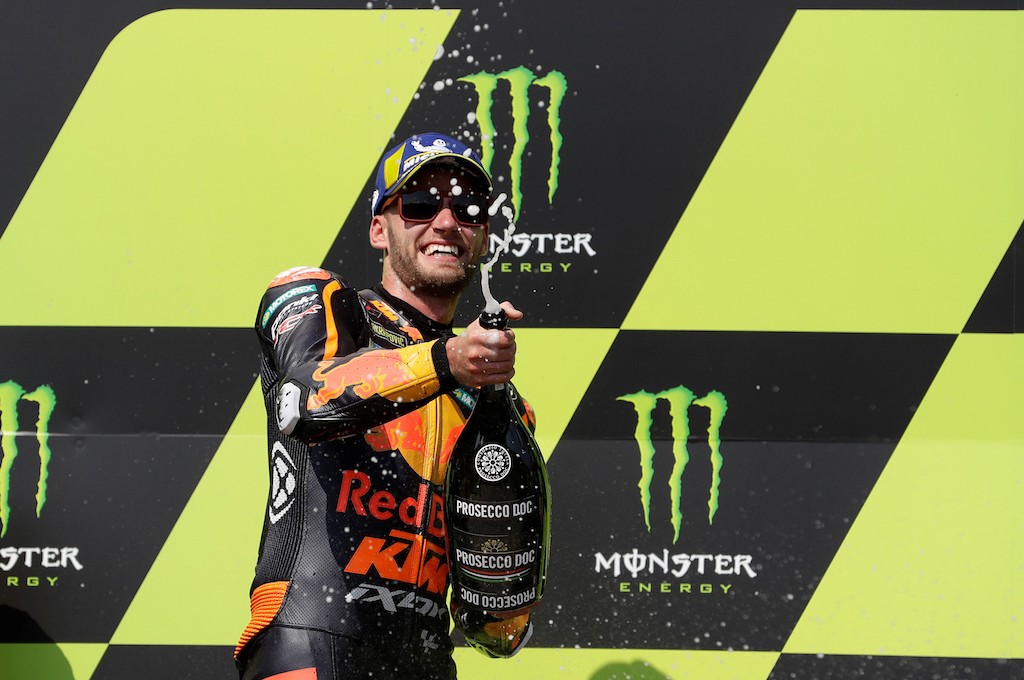 Brad Binder, pembalap Afrika Selatan pertama yang memenangkan balapan MotoGP. reuters