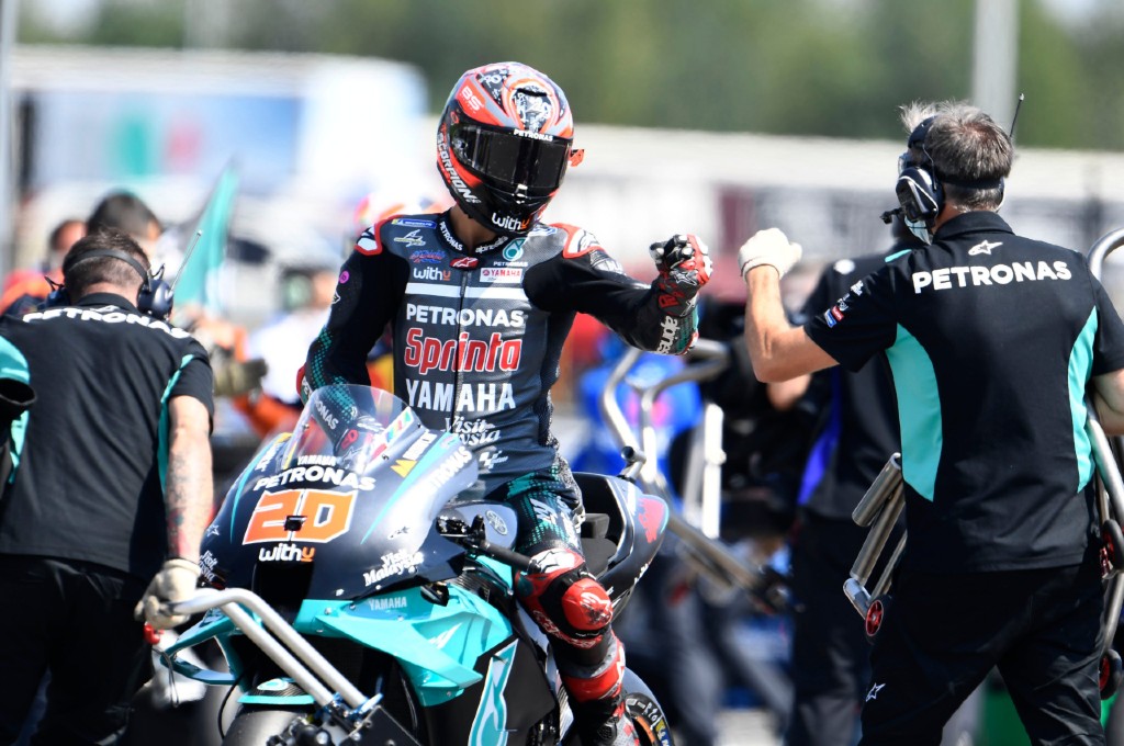 Fabio Quartararo akui kualitas pembalap Rookie, Brad Binder. twitter/petronasyamaha