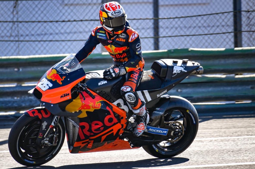 Dani Pedrosa, mantan pembalap Honda sekaligus aktor kunci dalam pengembangan motor RC16 KTM. dorna sports