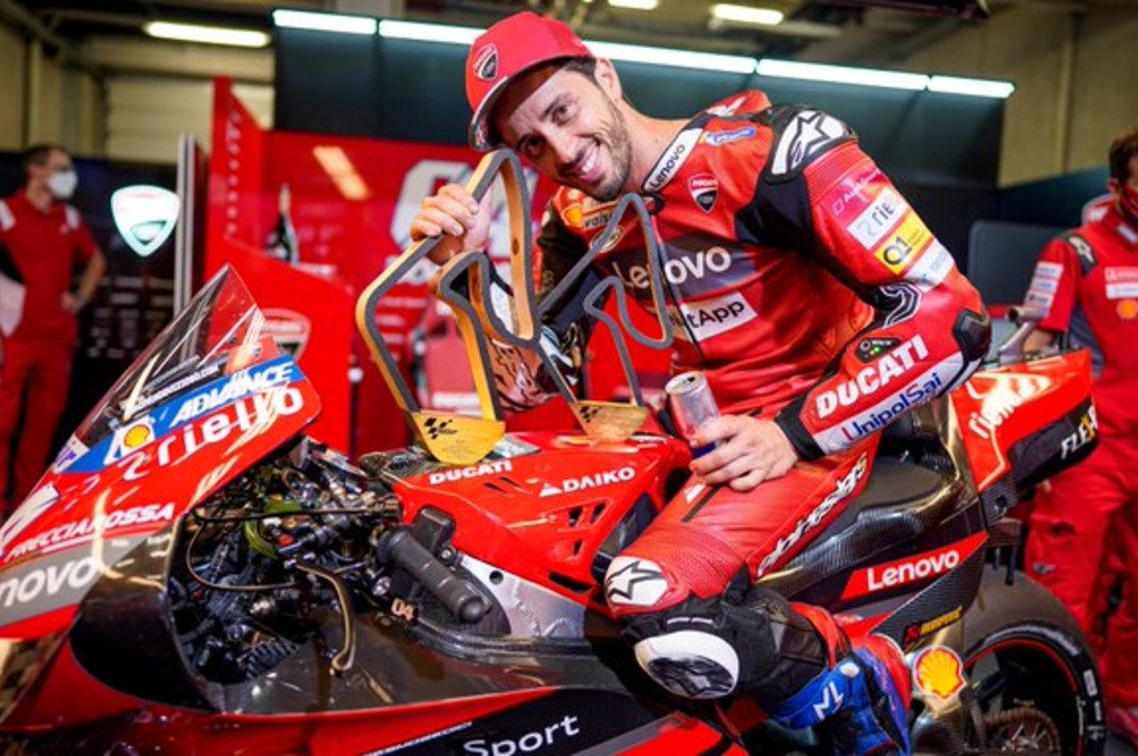 Andrea Dovizioso bakal berpisah dengan Ducati di akhir musim ini. twitter/ducaticorse