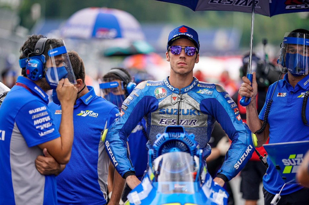 Joan Mir belum beruntung di MotoGP Styria. suzuki