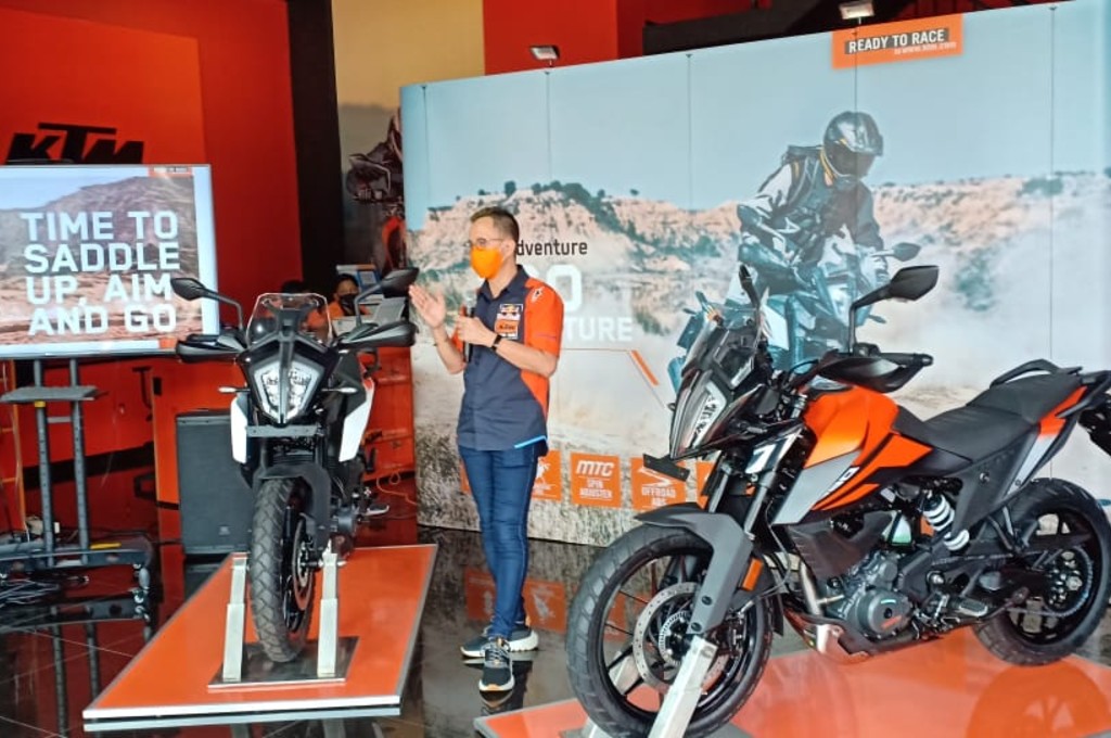 KTM Indonesia perkenalkan KTM 390 Adventure. ktm