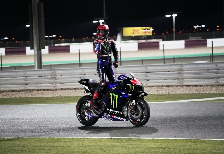 Fabio Quartararo menangi MotoGP Doha (foto: yamaha motogp)