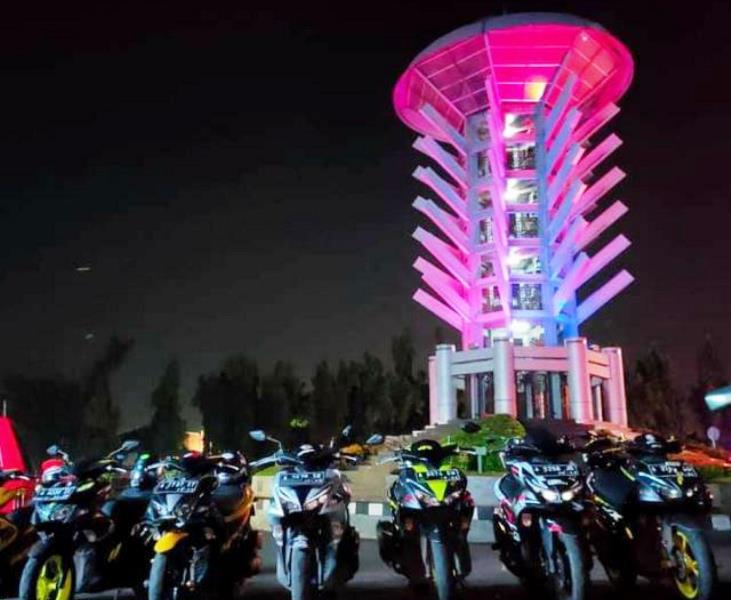 Deretan motor anggota ARCI saat anniversary ARCI Tangerang Chapter (Foto: ARCI Tangerang Chapter)