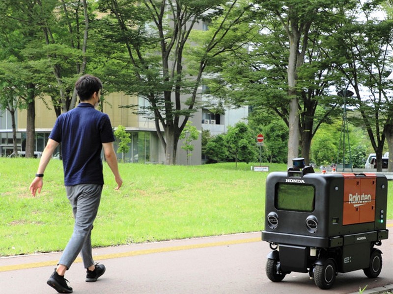Honda uji coba robot kurir di JepangHonda uji coba robot kurir di Jepang (Foto: Honda Motor .Co.Ltd)