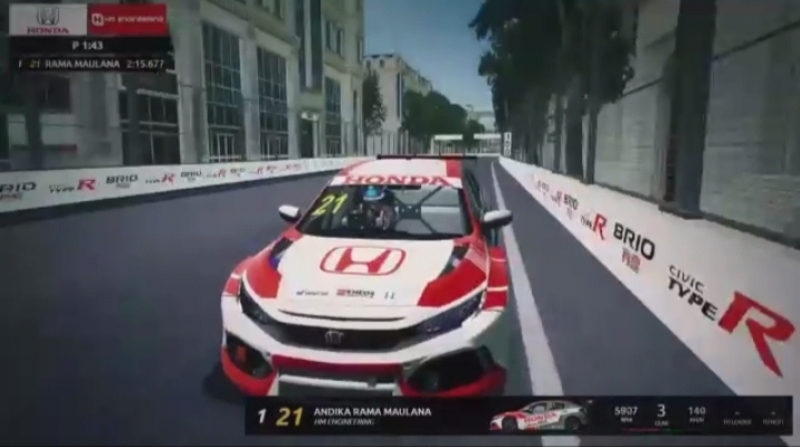 Honda Kembali Gelar Lomba Balap Simulator Virtual, Hadiahnya Rp100 Juta!