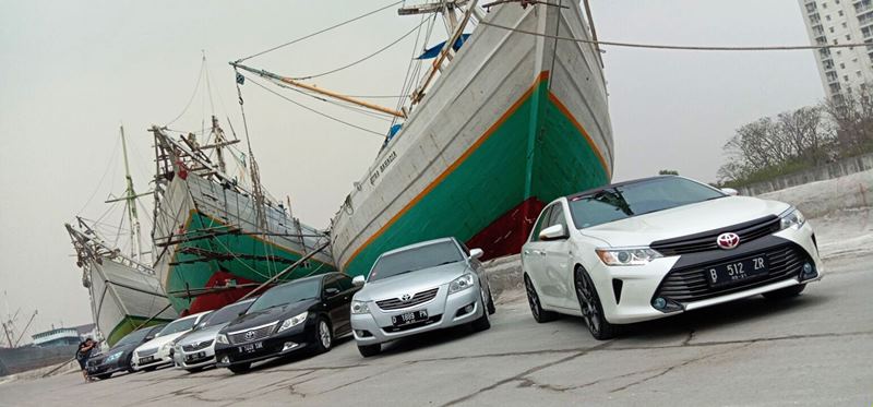 Toyota Camry Club Indonesia Gelar Touring 'Cari Angin' Sekalian Silaturahmi