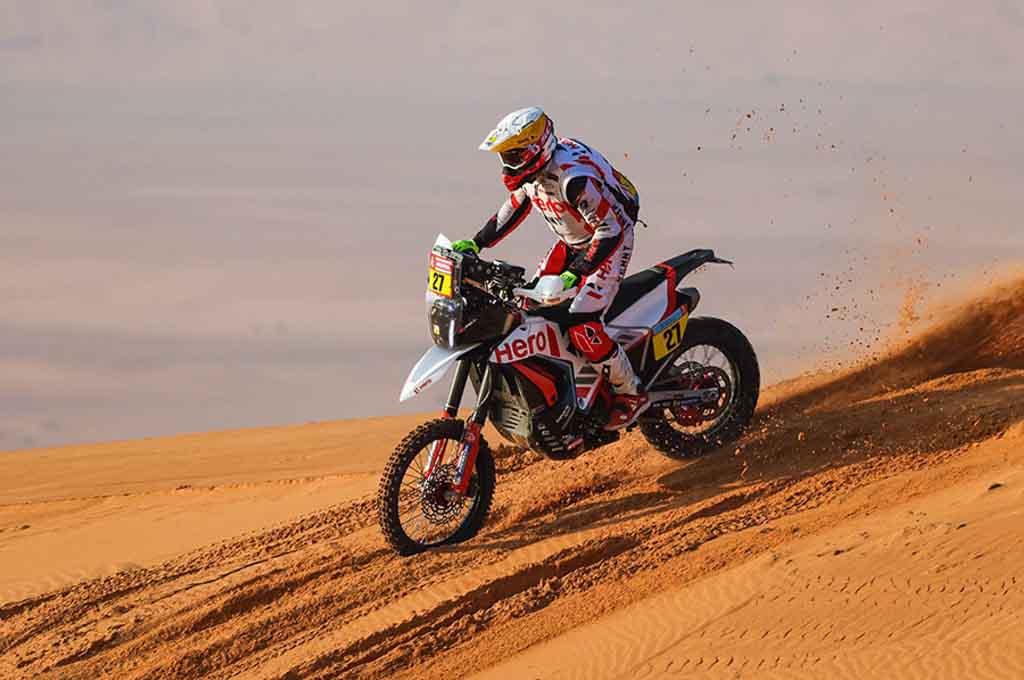 Joaquin Rodrigues bawa motor 'Bollywood' jadi pemenang etape-3 Dakar Rally Arab 2022. DR