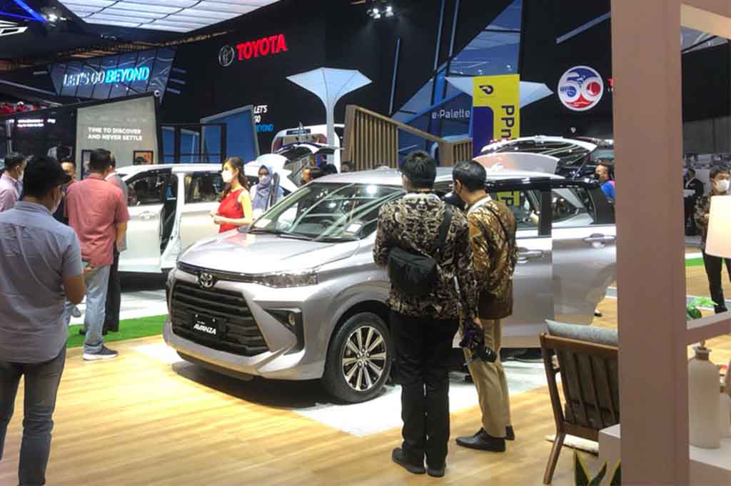 Harga Toyota Avanza dan beberapa mobil yang tahun lalu mendapatkan insentif, tahun ini kembali normal dan disesuaikan dengan kondisi normal. AG/Ahmad Garuda