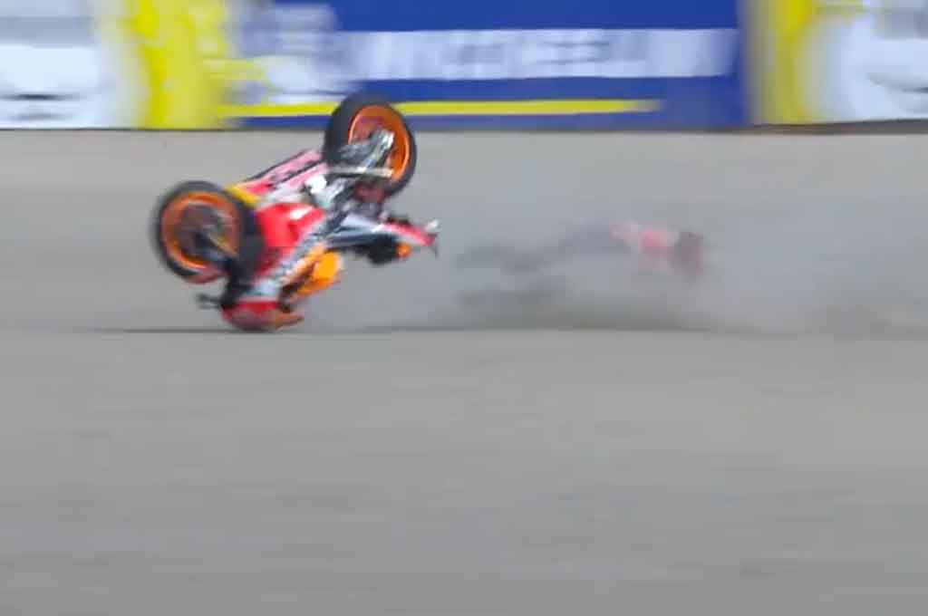 Jorge Lorenzo menegaskan, tanpa kecelakaan di Assen Ia masih akan bersama Honda di MotoGP. Scan MGP
