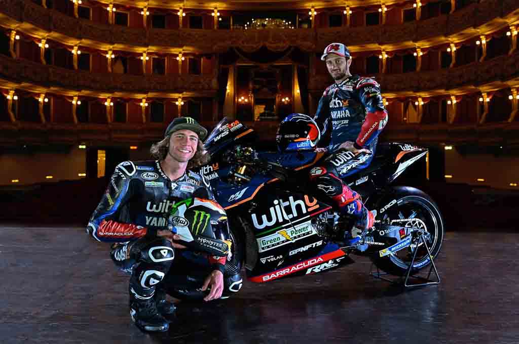 Menggunakan livery dan nama baru, tim WithU Yamaha RNF siap beri kejutan di MotoGP 2022. RNF