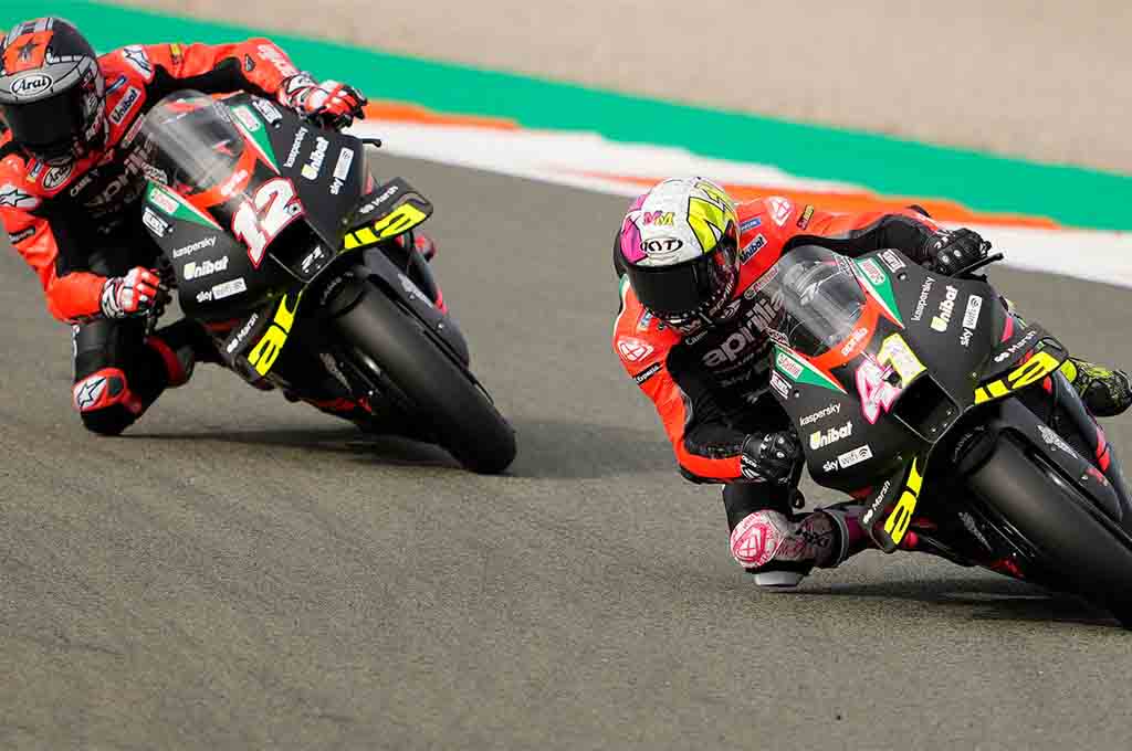 Aprilia Pasang Target Besar di MotoGP 2022