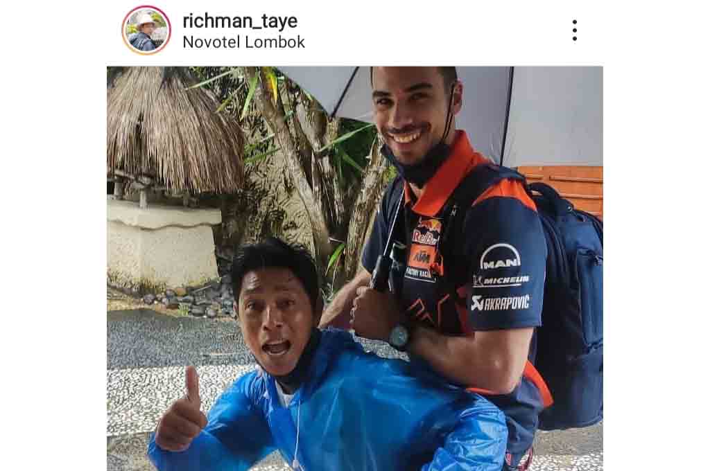 Siapa Risman yang mendapat dedikasi kemenangan dari Miguel Oliveira saat MotoGP Mandalika? IG Richman