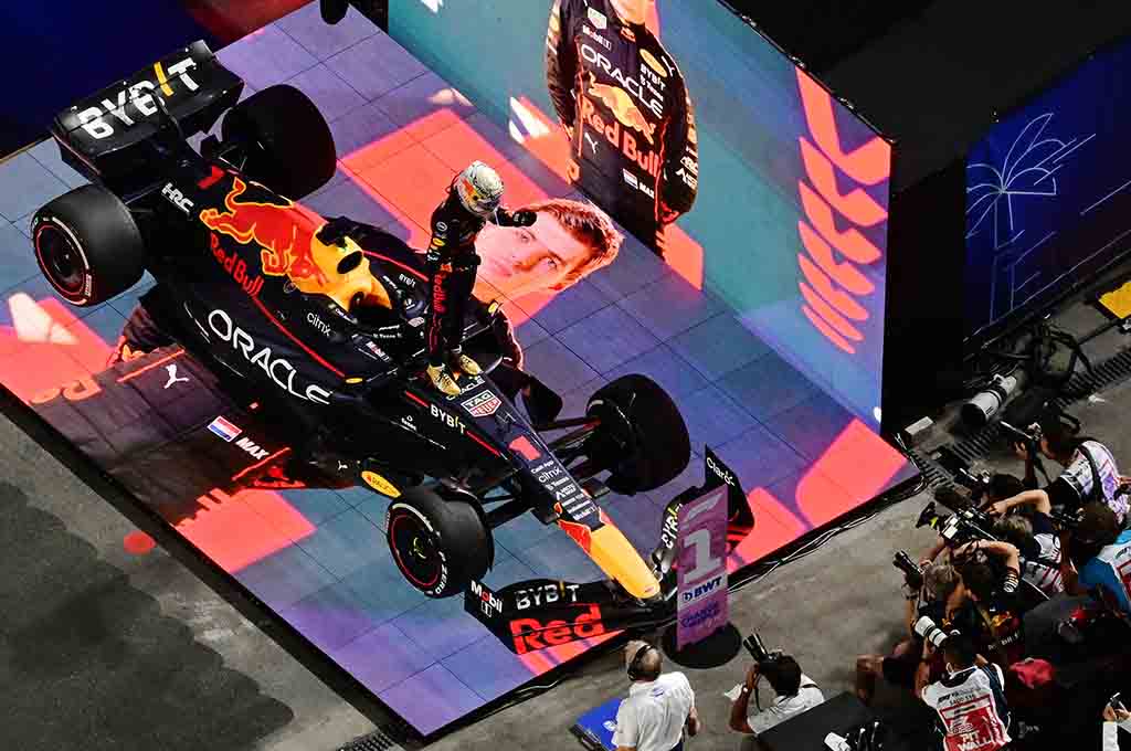 Max Verstappen bikin kejutan di seri kedua setelah serentetan drama di F1 Arab. RedBull CP