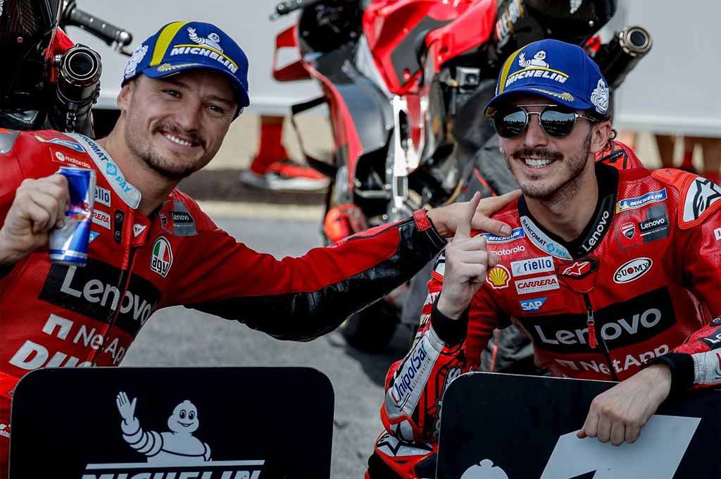 Bagnaia Rebut Posisi Pole, Ducati Start 1-2 di MotoGP Le Mans