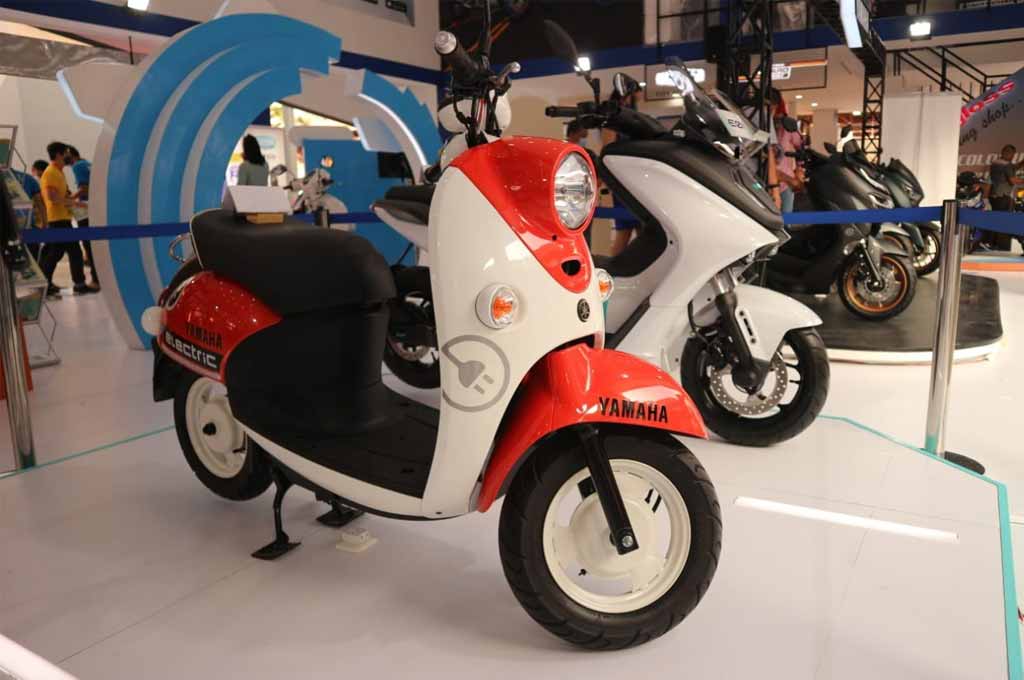 Yamaha boyong motor konsepnya di ajang Pekan Raya Jakarta di JIExpo Kemayoran, Jakarta Utara. Yamaha DDS