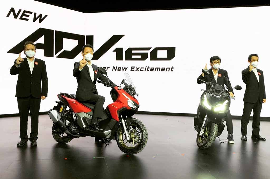 New Honda ADV160 meluncur dengan harga mulai Rp36 juta hingga Rp39 jutaan. AG - Uda