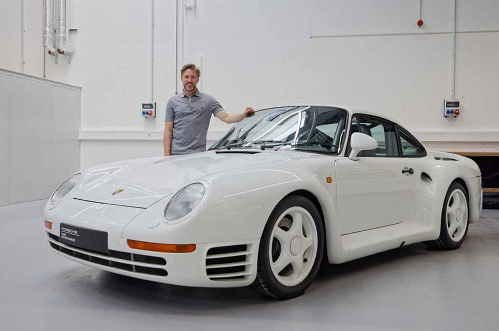 Porsche 959 S ini hanya terdapat 292 unit saja di tahun produksinya. Nick Heidfeld beruntung dapat satu unik dan Ia melakukan restorasi terhadap mobil tersebut. Porsche Indonesia