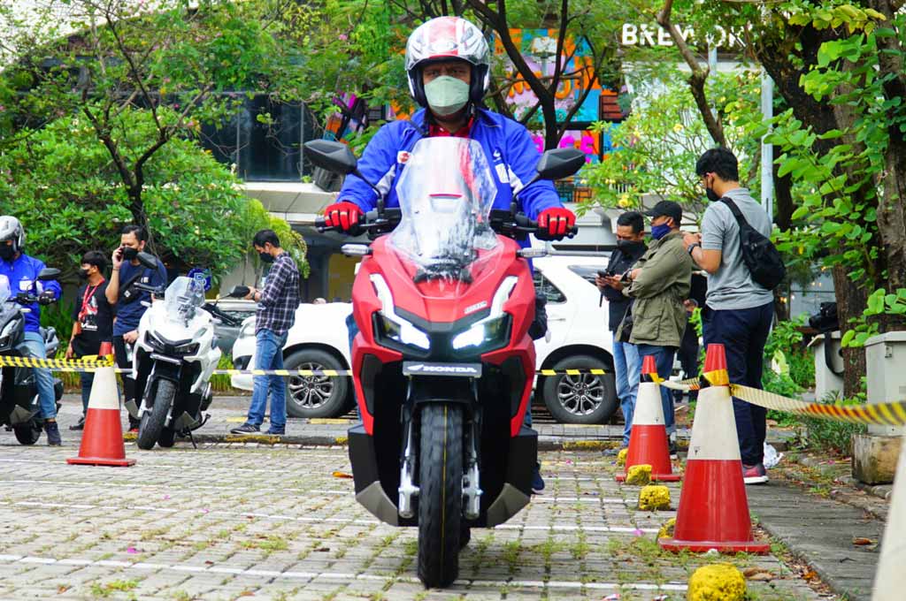 Honda Jawa Barat enggak ketinggalan meluncurkan produk baru New  ADV160 dan pasang target tinggi untuk penjualan bulanan. DAM 
