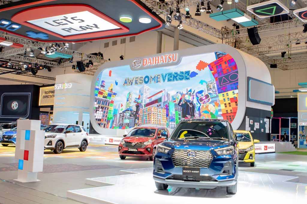 Penjualan Daihatsu di ajang pameran otomotif GIIAS 2022 mulai membaik dengan jumlah total 1.030 unit selama pameran. ADM