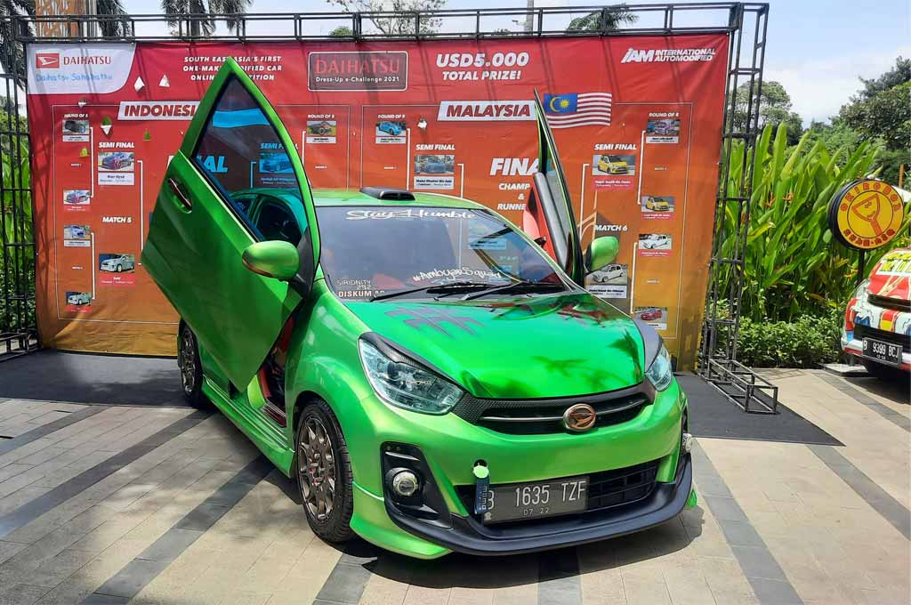 Kontes modifikasi mobil Daihatsu Dress Up e-Challenge tantang modifikator Indonesia dan Malaysia untuk adu kreatifitas. ADM