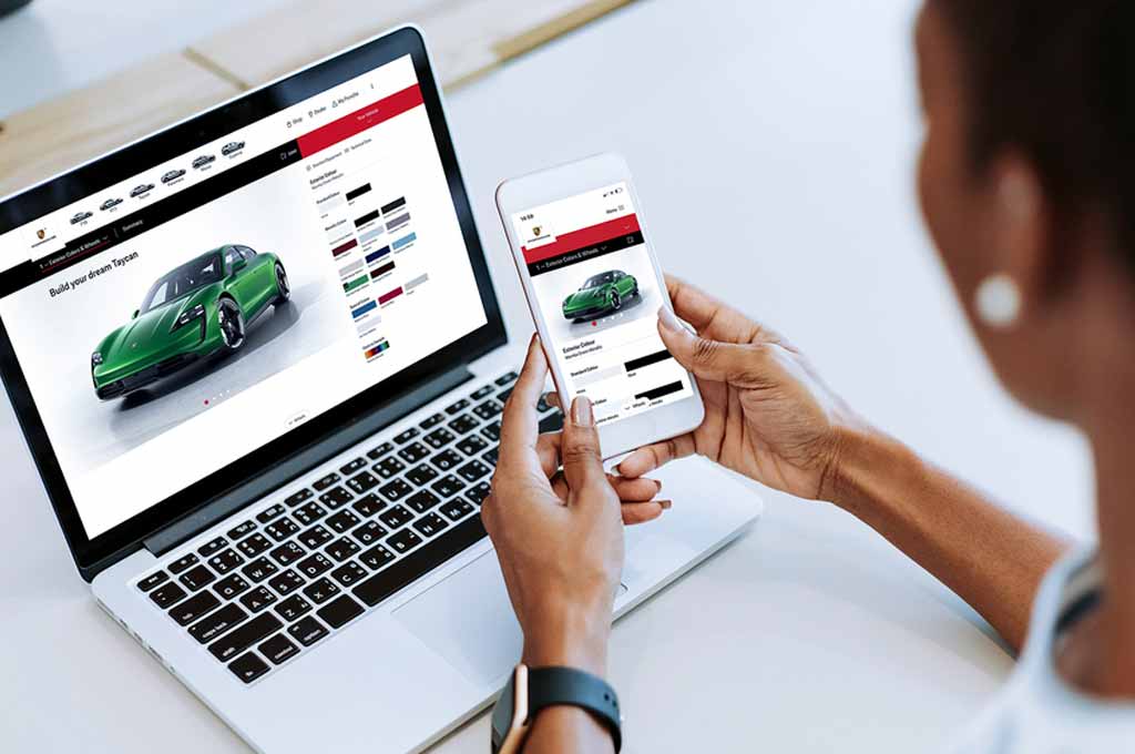 Porsche Tawarkan Pesan Mobil Konfigurasi Lewat Online